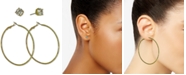 GUESS Gold-Tone 2-Pc. Set Cubic Zirconia Stud & Hoop Earrings 